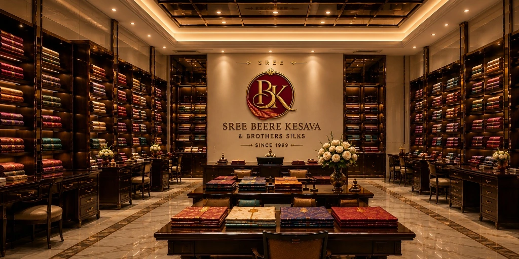 Beere Kesava & Brothers Silks showroom